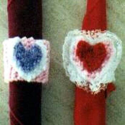 Double Heart Napkin Ring