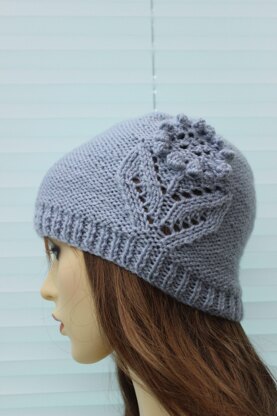 Knittiing pattern Aran Hat Pattern #466