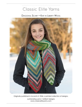 ..Classic Elite Yarns 9246 Diagonal Scarf PDF