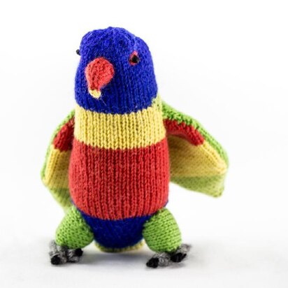 Rainbow Lorikeet - knitting pattern