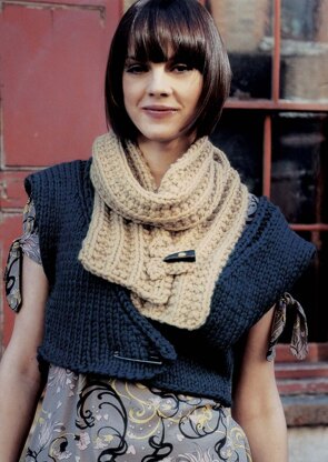 Vaniila Scarf in Rowan Big Wool - Downloadable PDF