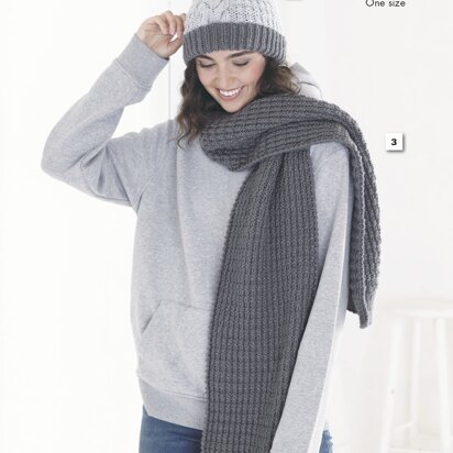 Accessories Knitted in King Cole Ultra-Soft Chunky - 5693 - Downloadable PDF