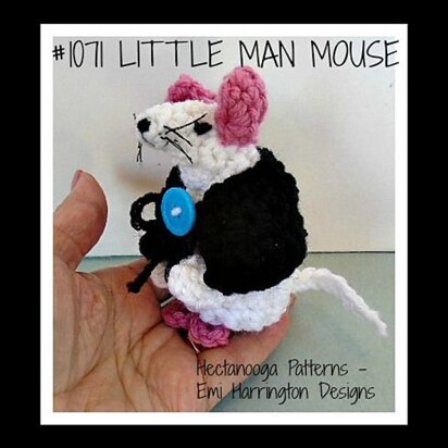 1071 - LITTLE MAN Crochet mouse