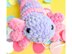 Axolotl crochet fidget toy