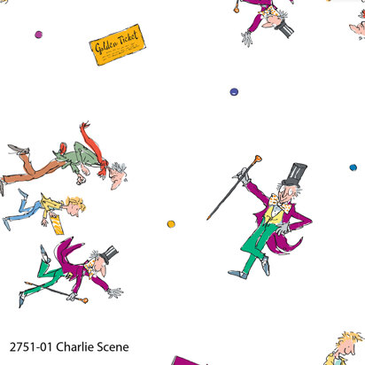 Craft Cotton Company Charlie and the Chocolate Factory - Charlie Scene