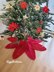 Poinsettia Christmas Tree Skirt