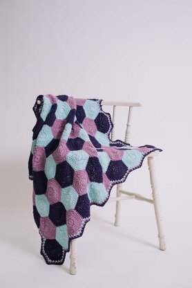 Hexagon Gems Baby Blanket