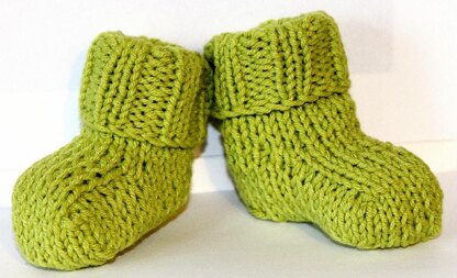 Sweet Cotton Baby Booties