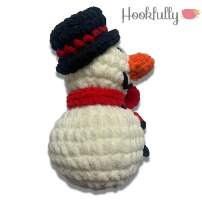 Easy snowman amigurumi