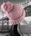 Superfast Swirl Bobble Beanie Hat Circular