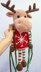 Christmas reindeer hot water bottle cover