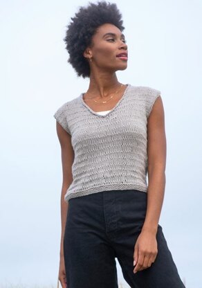 Lousious Top in Berroco Vibe - 402-4 - Downloadable PDF