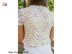 Sleeveless jacket Irish lace crochet