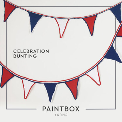 Celebration Bunting - Free Knitting & Crochet Pattern for Home in Paintbox Yarns Cotton DK by Paintbox Yarns