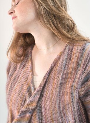 Arietta Sweater in Berroco Tiramisu - Downloadable PDF