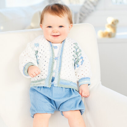 Hexagon Cardigans in Stylecraft Bambino DK & Bambino Prints DK - 10067 - PDF