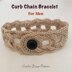 Curb Chain Bracelet for Men Best present / gift for fathers in Father’s Day -Crochet Pattern