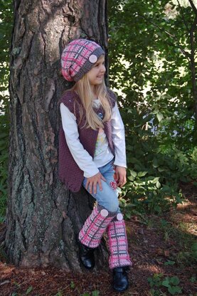 "Perfectly Plaid" Leg Warmers