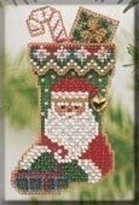 Mill Hill St. Nick Christmas Stocking Cross Stitch Kit