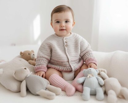 4-6 years - TICA Crochet Sweater / Cardigan