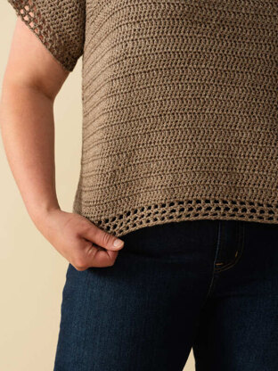 Maude Top in Berroco Iris - Downloadable PDF