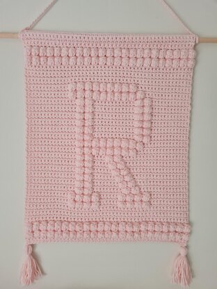 Letter R Wallhanging