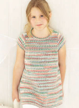 Dress in Sirdar Snuggly Baby Crofter DK - 4754 - Downloadable PDF