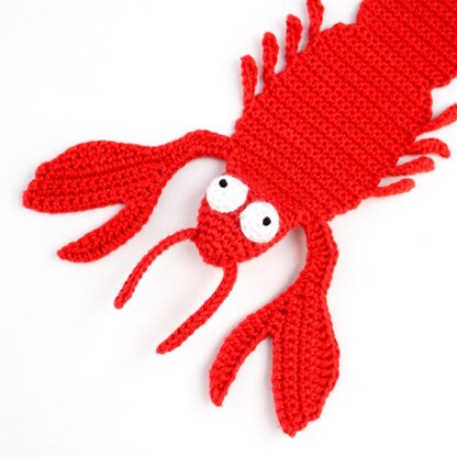 Lobster Bookmark Crochet Pattern