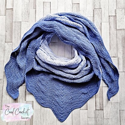 The Ocean Waves Shawl