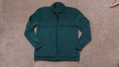 knit cardigan for my father