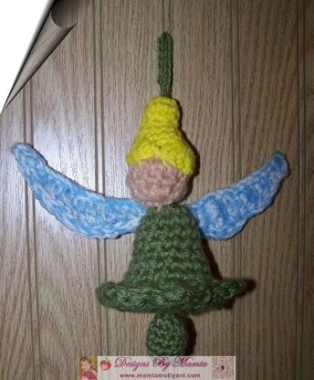 Crochet Tink Fairy Doll Crib Fairy Mobile Baby Soft Toy