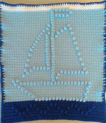 Sailboat Baby Blanket