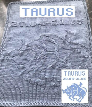 Nr. 557 Zodiac Taurus guest towel