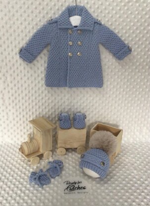 Dyn Bach (Little Man) Coat Set in DK