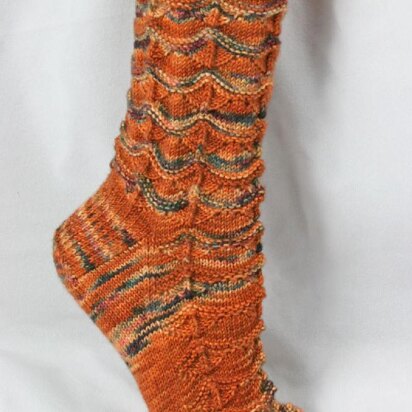 Flamethrower Socks - knitting pattern