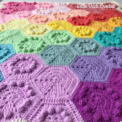 Hexi Bobble Blanket