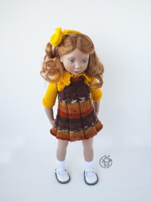 Outfit Autumn for doll 16"-18"