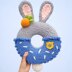 Free Crochet Pattern Pillow, Officer Judy Donut Pillow, Judy Zootopia