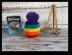 Rainbow / Pride Chocolate Orange Cover and Bottle Topper Set