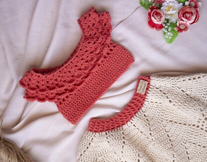 Baby Bloom Crochet Set for Baby Girl