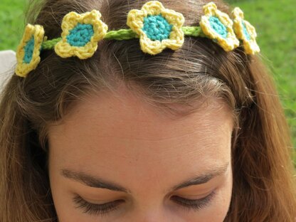 Crochet Flower Headband