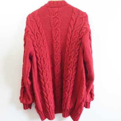 Cranberry Cables Cardi