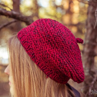 Knitted beret hat "Lisabet"