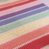 Soft Rainbow Stripes Baby Blanket