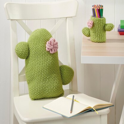 Cactus Cushion and Pen Pot