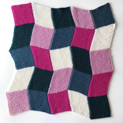 Wonky Blocks Blanket (knit)
