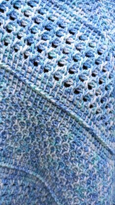 Cornflower Sky Poncho