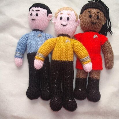 Star Trek Teeny Dudes - knitting pattern