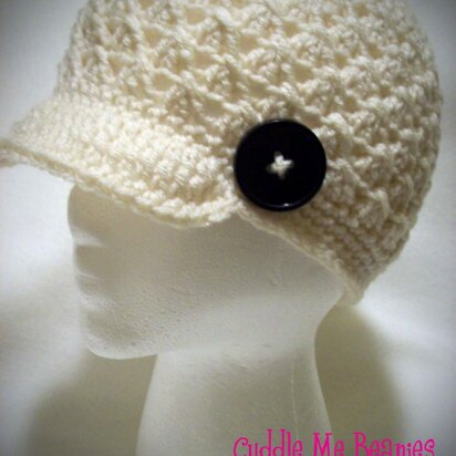 Swirl Newsboy Beanie