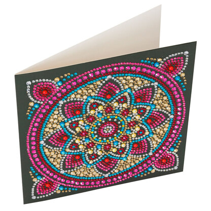 Crystal Art Mandala, 18x18cm Card Diamond Painting Kit